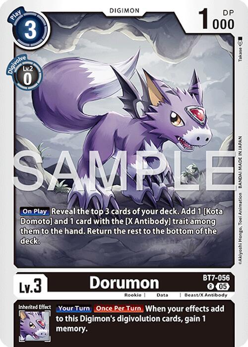 Dorumon [BT7-056] (Reprint) [Advanced Booster Digimon Generation] | Anubis Games and Hobby