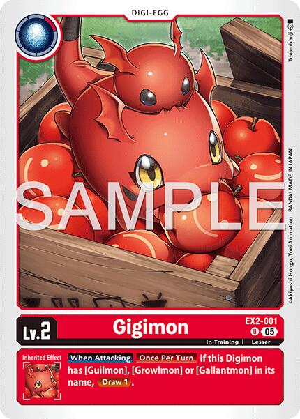 Gigimon [EX2-001] (Reprint) [Advanced Booster Digimon Generation] | Anubis Games and Hobby