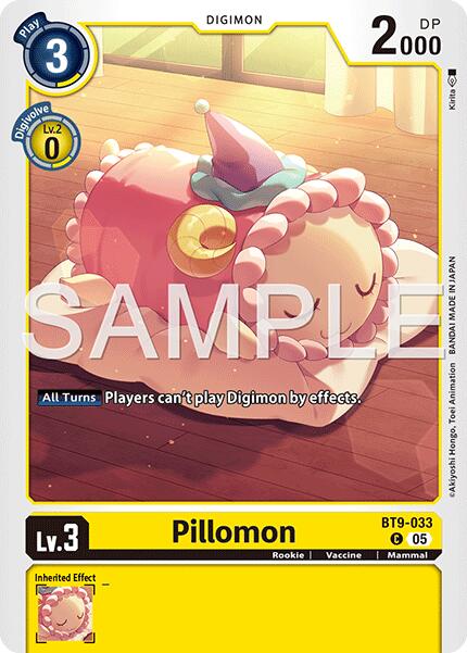 Pillomon [BT9-033] (Reprint) [Advanced Booster Digimon Generation] | Anubis Games and Hobby