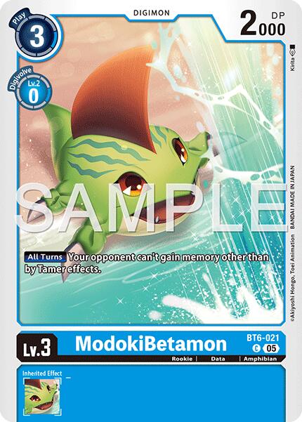 ModokiBetamon [BT6-021] (Reprint) [Advanced Booster Digimon Generation] | Anubis Games and Hobby