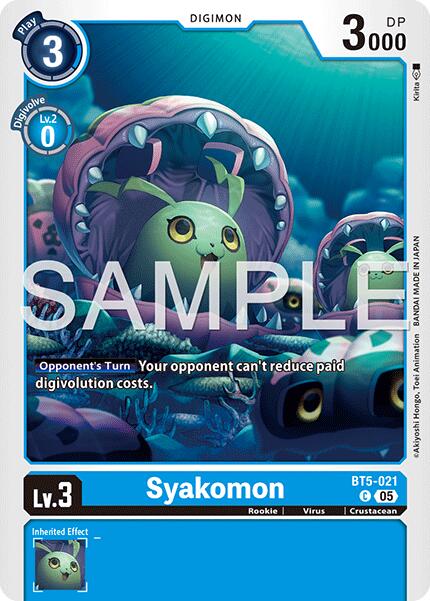 Syakomon [BT5-021] (Reprint) [Advanced Booster Digimon Generation] | Anubis Games and Hobby