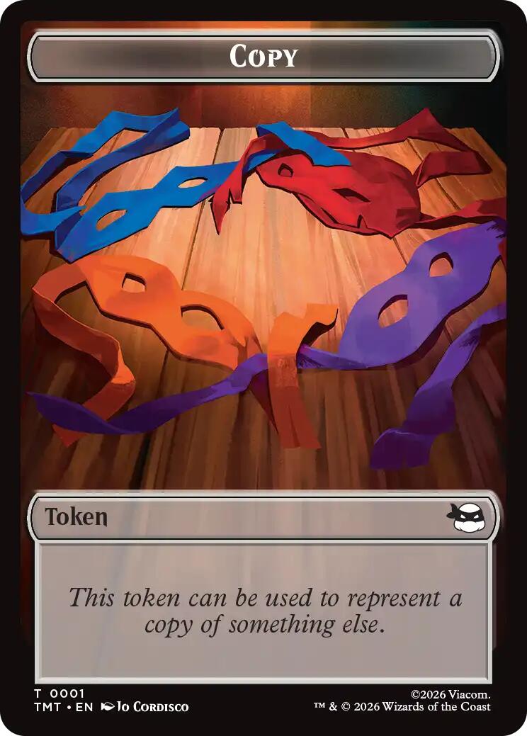 Ooze // Copy Double-Sided Token [Teenage Mutant Ninja Turtles Commander Tokens] | Anubis Games and Hobby