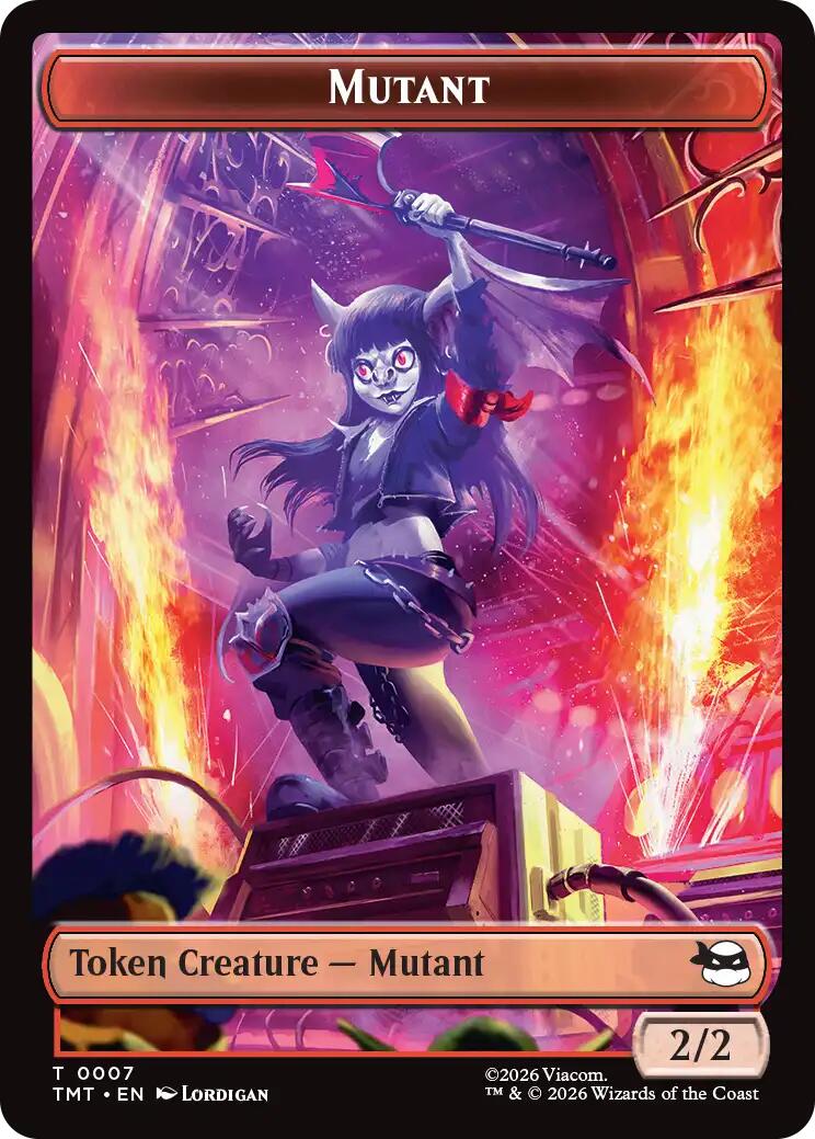 Mutant // Mutagen Double-Sided Token [Teenage Mutant Ninja Turtles Tokens] | Anubis Games and Hobby