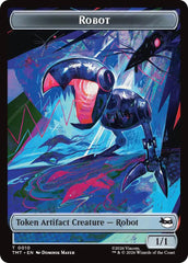 Robot // Food Double-Sided Token [Teenage Mutant Ninja Turtles Tokens] | Anubis Games and Hobby