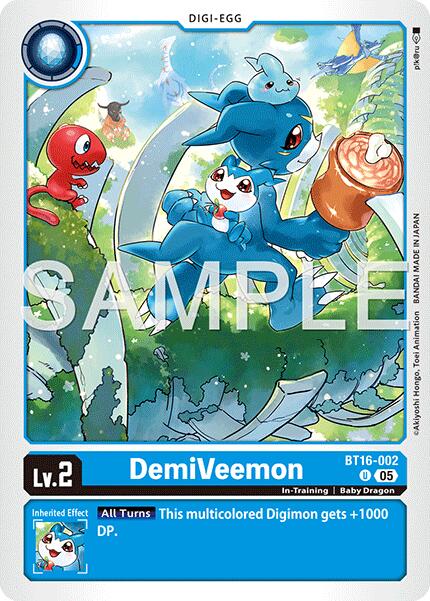 DemiVeemon [BT16-002] (Reprint) [Advanced Booster Digimon Generation] | Anubis Games and Hobby