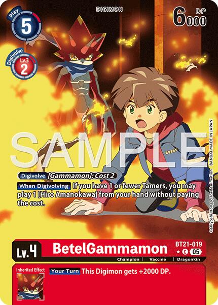 BetelGammamon [BT21-019] (Alternate Art) [Advanced Booster Digimon Generation] | Anubis Games and Hobby
