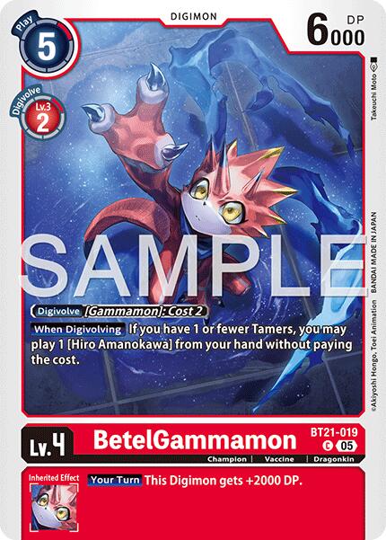 BetelGammamon [BT21-019] (Reprint) [Advanced Booster Digimon Generation] | Anubis Games and Hobby