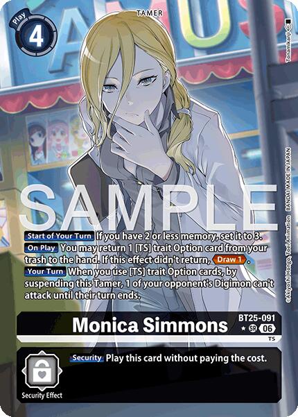 Monica Simmons [BT25-091] (Alternate Art) [Dual Revolution] | Anubis Games and Hobby
