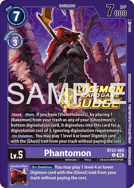 Phantomon [BT23-065] (Judge Pack 9) [Hackers' Slumber] | Anubis Games and Hobby