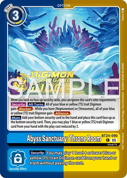 Abyss Sanctuary: Throne Room [BT24-090] (Judge Pack 9) [Time Stranger] | Anubis Games and Hobby
