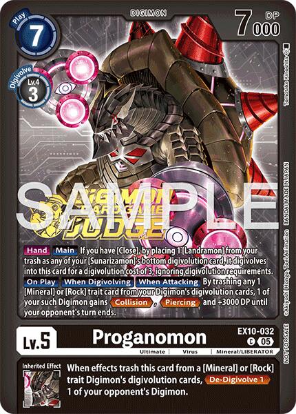 Proganomon [EX10-032] (Judge Pack 9) [Sinister Order] | Anubis Games and Hobby