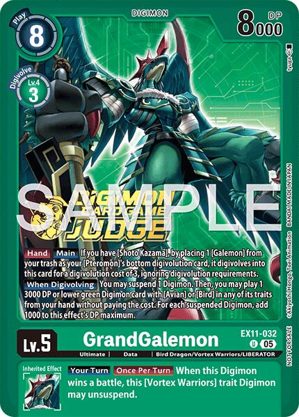 GrandGalemon [EX11-032] (Judge Pack 9) [Dawn of Liberator] | Anubis Games and Hobby