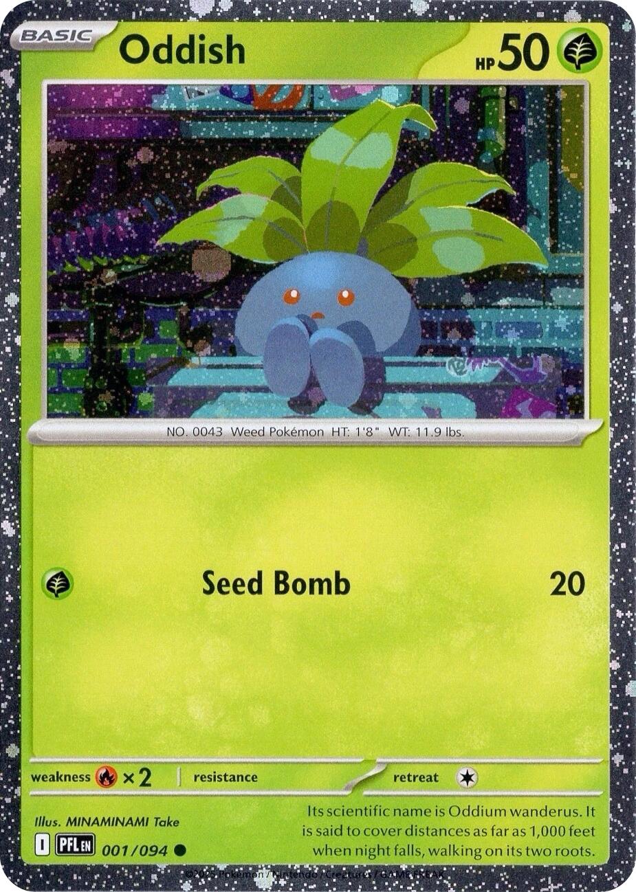 Oddish (001/094) (Cosmos Holo) [Miscellaneous Cards] | Anubis Games and Hobby