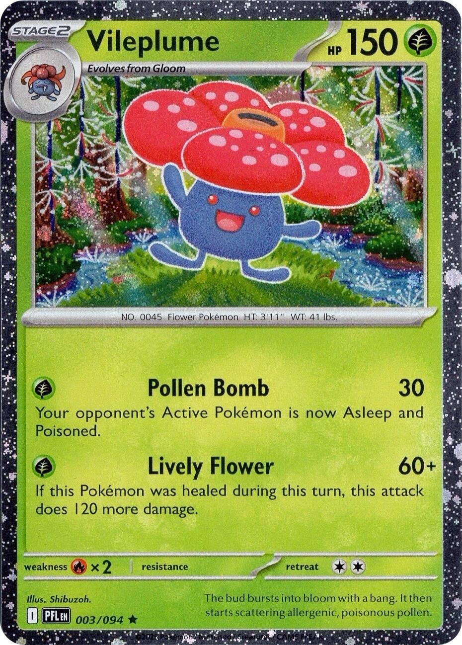 Vileplume (003/094) (Cosmos Holo) [Miscellaneous Cards] | Anubis Games and Hobby