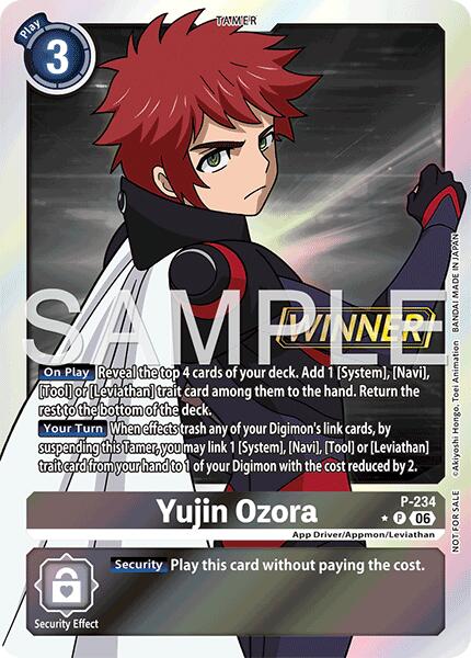 Yujin Ozora [P-234] (Store Tournament 2026 Vol. 2 Winner Pack) [Promotional Cards] | Anubis Games and Hobby