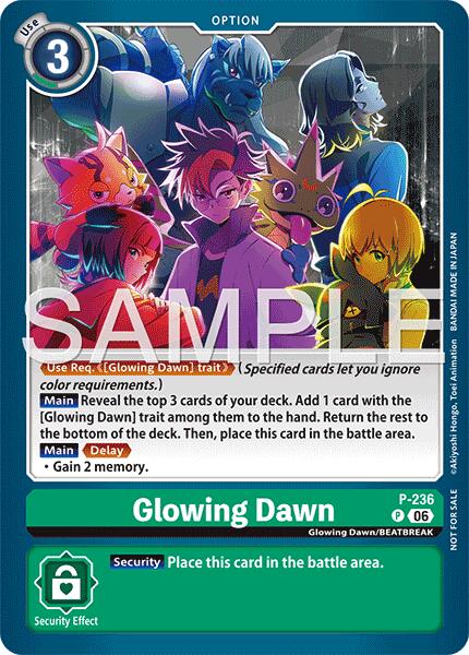 Glowing Dawn [P-236] (Store Tournament 2026 Vol. 2 Participation Pack) [Promotional Cards] | Anubis Games and Hobby