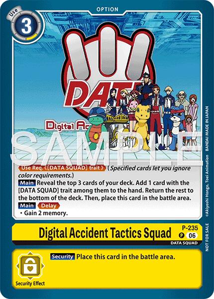 Digital Accident Tactics Squad [P-235] (Store Tournament 2026 Vol. 2 Participation Pack) [Promotional Cards] | Anubis Games and Hobby