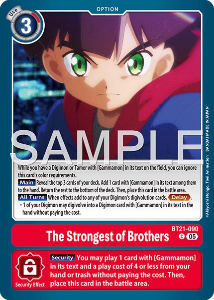The Strongest of Brothers [BT21-090] (Reprint) [Advanced Booster Digimon Generation] | Anubis Games and Hobby