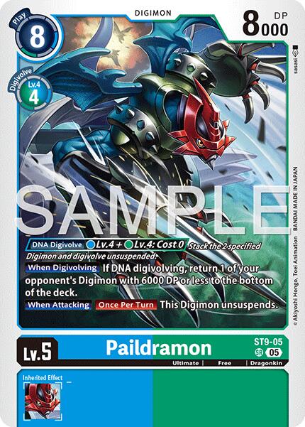 Paildramon [ST9-05] (Reprint) [Advanced Booster Digimon Generation] | Anubis Games and Hobby