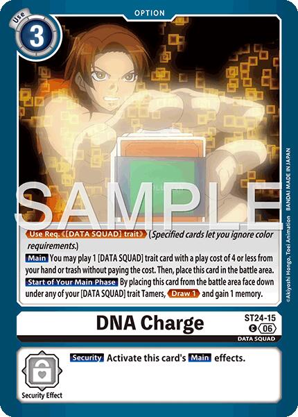 DNA Charge [ST24-15] [Starter Deck: Data Squad] | Anubis Games and Hobby