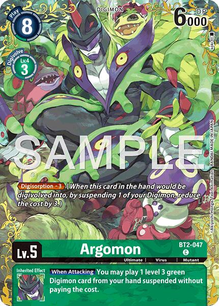 Argomon [BT2-047] - BT2-047 (Alternate Art) [Dual Revolution] | Anubis Games and Hobby