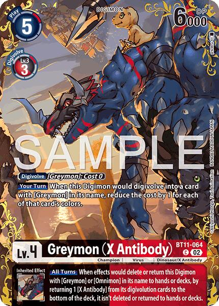 Greymon [BT11-064] (X Antibody) (Alternate Art) [Dual Revolution] | Anubis Games and Hobby