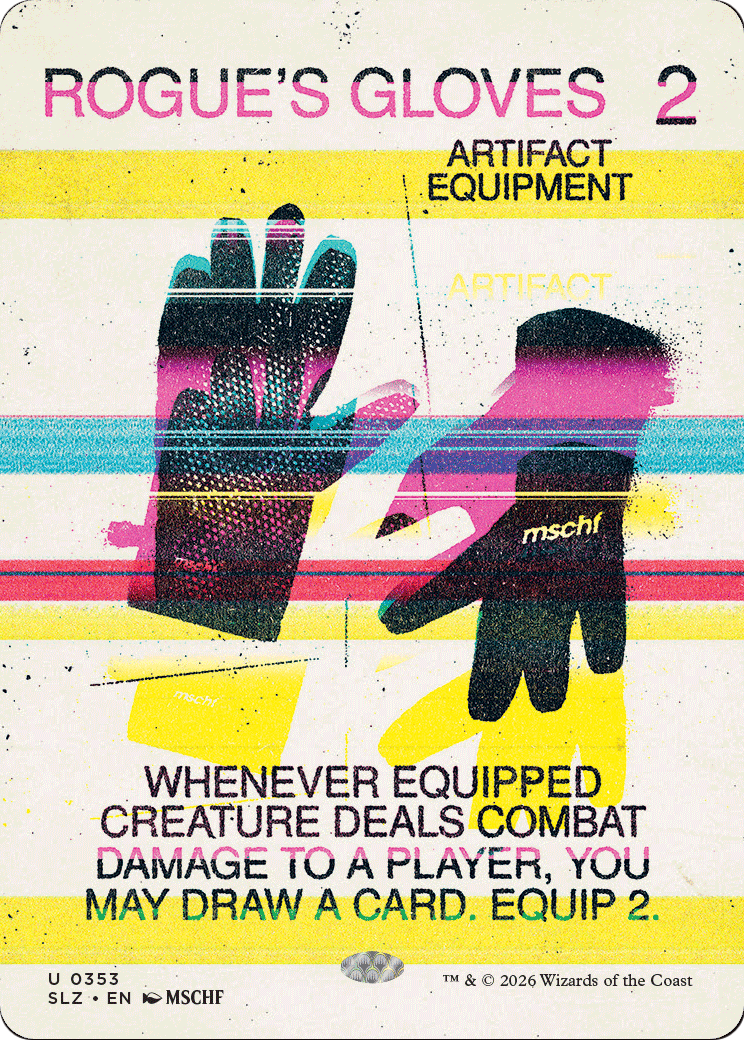 Rogue's Gloves (0353) [Secret Lair x MSCHF: The Zeta Set] | Anubis Games and Hobby