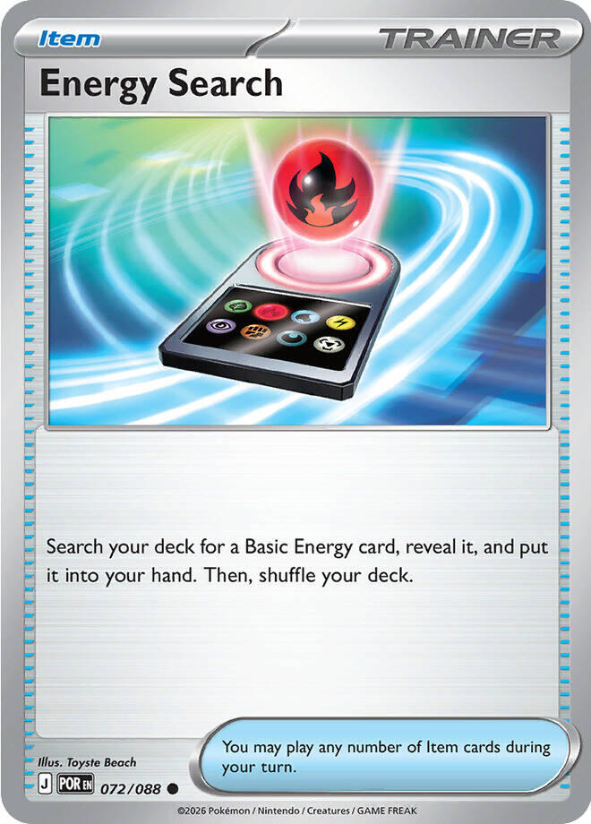 Energy Search (072/088) [Mega Evolution: Perfect Order] | Anubis Games and Hobby