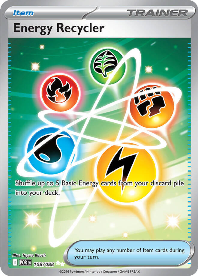 Energy Recycler (108/088) [Mega Evolution: Perfect Order] | Anubis Games and Hobby
