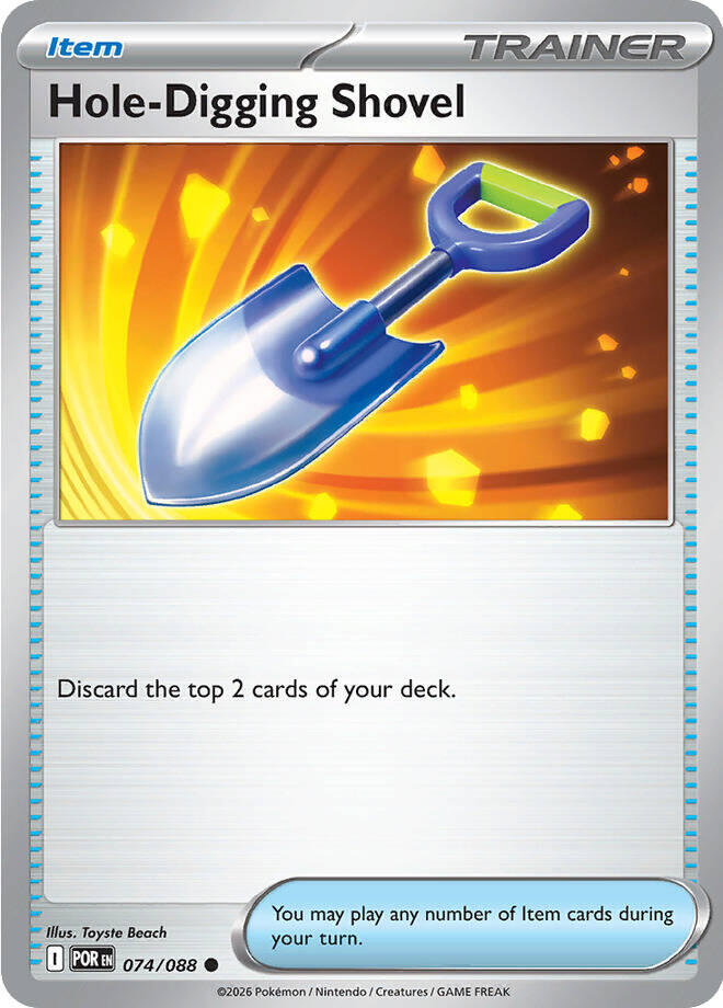 Hole-Digging Shovel (074/088) [Mega Evolution: Perfect Order] | Anubis Games and Hobby