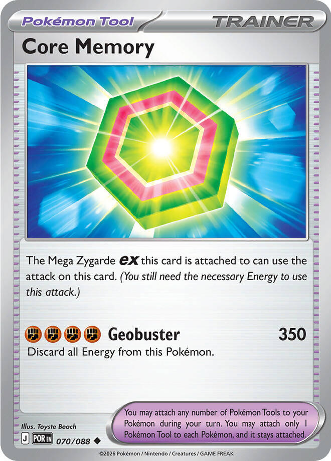Core Memory (070/088) [Mega Evolution: Perfect Order] | Anubis Games and Hobby