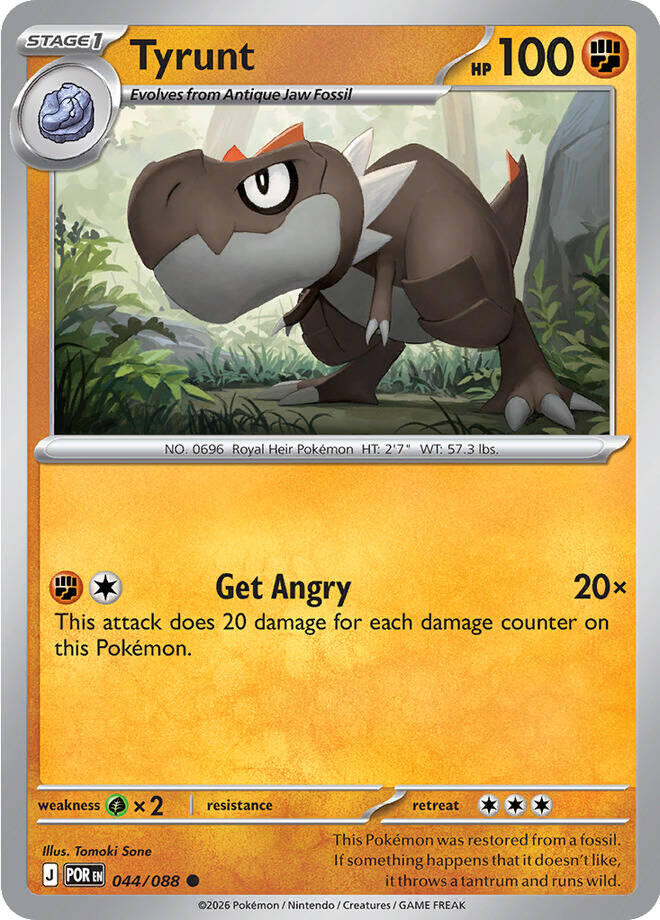 Tyrunt (044/088) [Mega Evolution: Perfect Order] | Anubis Games and Hobby