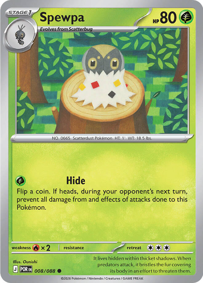 Spewpa (008/088) [Mega Evolution: Perfect Order] | Anubis Games and Hobby