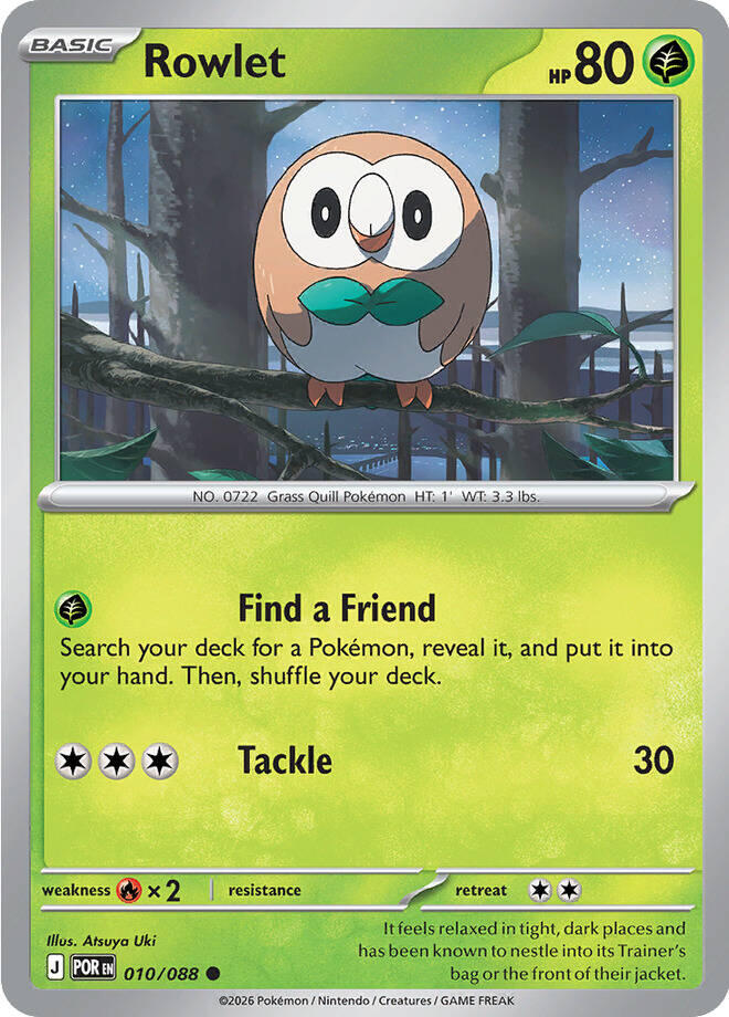 Rowlet (010/088) [Mega Evolution: Perfect Order] | Anubis Games and Hobby