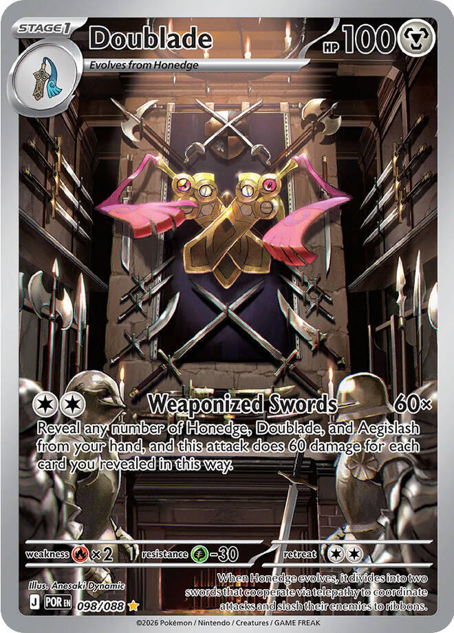 Doublade (098/088) [Mega Evolution: Perfect Order] | Anubis Games and Hobby