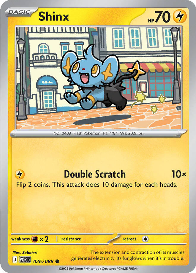 Shinx (026/088) [Mega Evolution: Perfect Order] | Anubis Games and Hobby