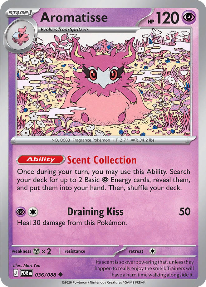 Aromatisse (036/088) [Mega Evolution: Perfect Order] | Anubis Games and Hobby