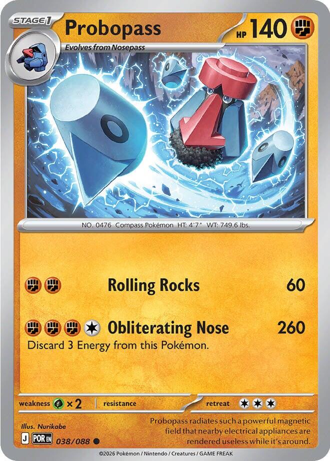 Probopass (038/088) [Mega Evolution: Perfect Order] | Anubis Games and Hobby