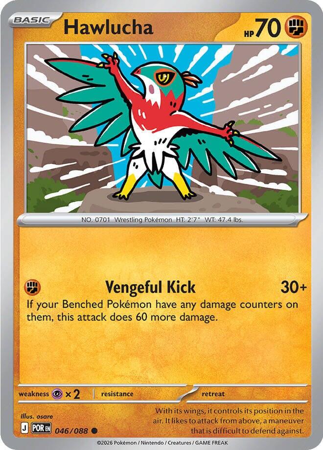 Hawlucha (046/088) [Mega Evolution: Perfect Order] | Anubis Games and Hobby