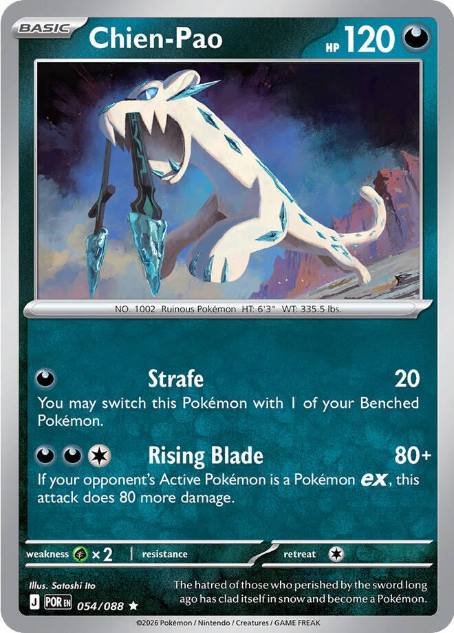 Chien-Pao (054/088) [Mega Evolution: Perfect Order] | Anubis Games and Hobby