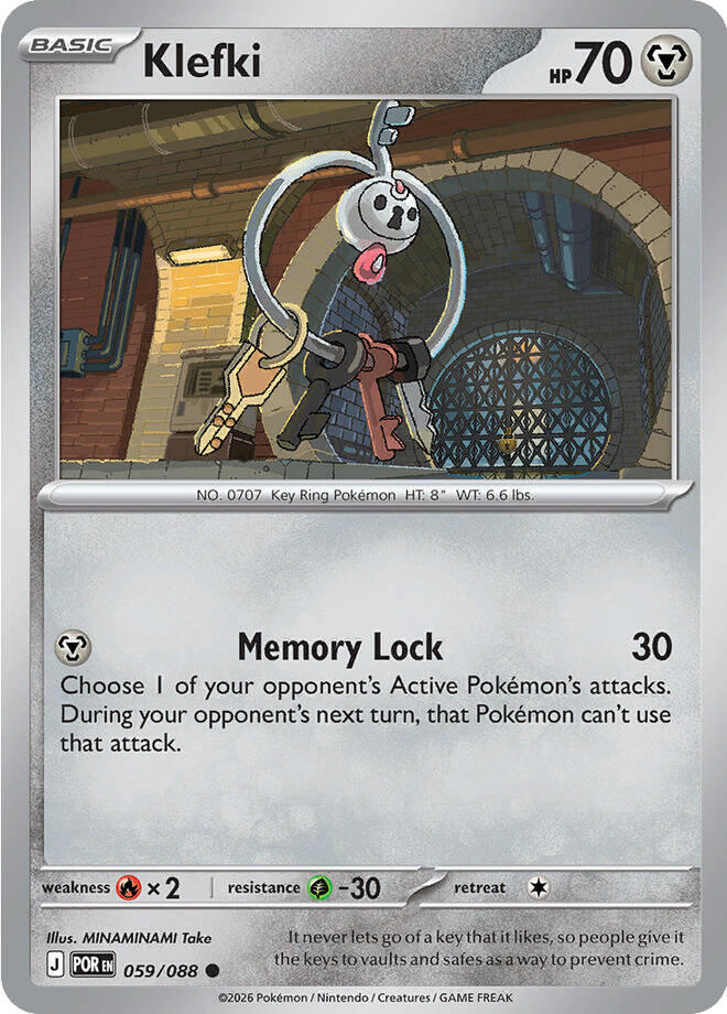 Klefki (059/088) [Mega Evolution: Perfect Order] | Anubis Games and Hobby
