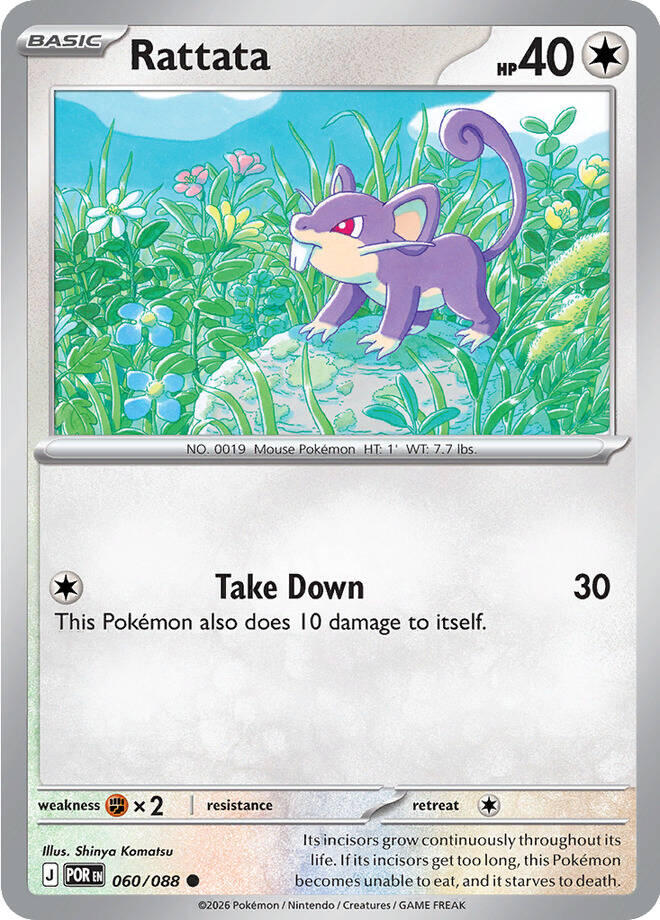Rattata (060/088) [Mega Evolution: Perfect Order] | Anubis Games and Hobby