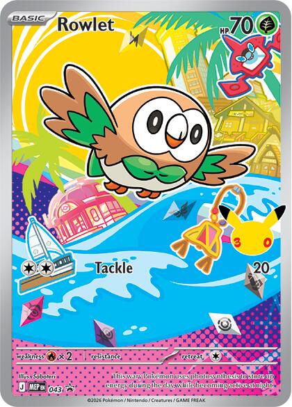 Rowlet (043) [Mega Evolution Promo] | Anubis Games and Hobby