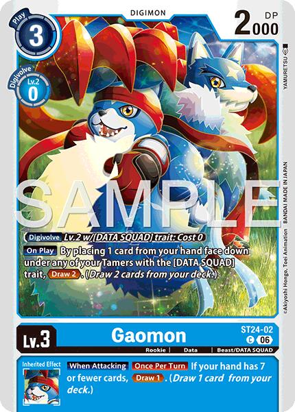 Gaomon [ST24-02] [Starter Deck: Data Squad] | Anubis Games and Hobby