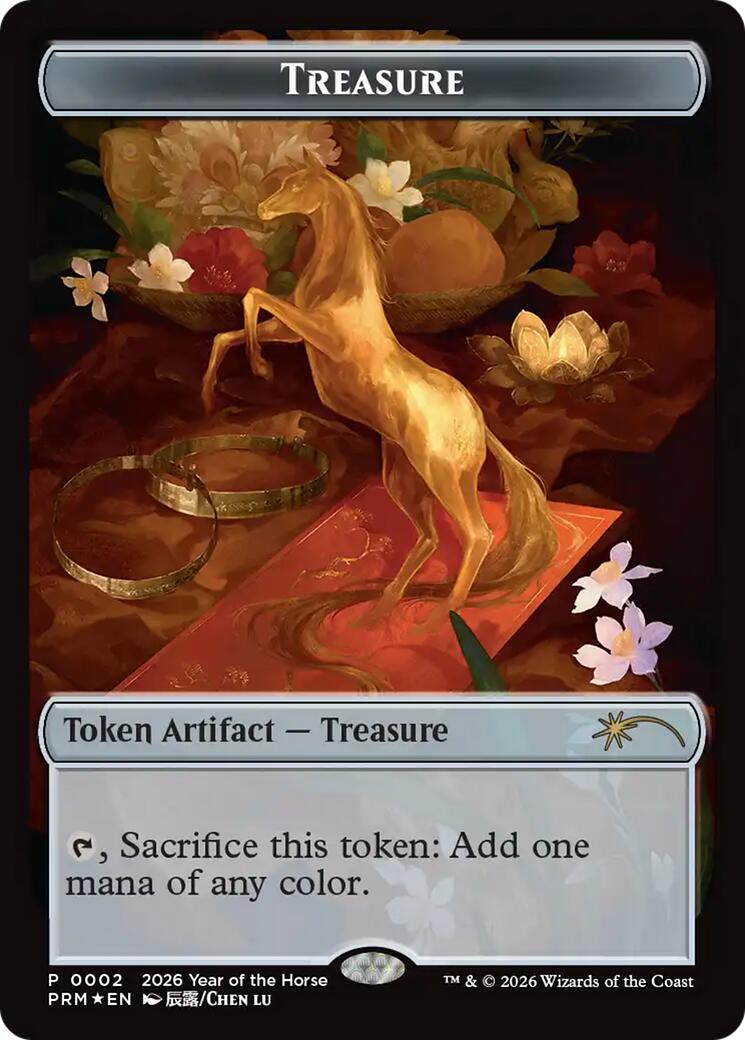 Treasure Token (Year of the Horse 2026) [Standard Showdown Promos] | Anubis Games and Hobby