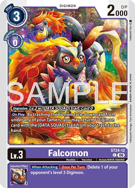 Falcomon [ST24-12] [Starter Deck: Data Squad] | Anubis Games and Hobby
