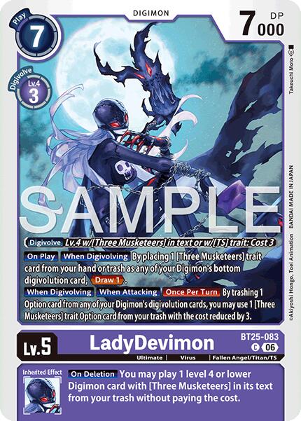LadyDevimon [BT25-083] [Dual Revolution] | Anubis Games and Hobby
