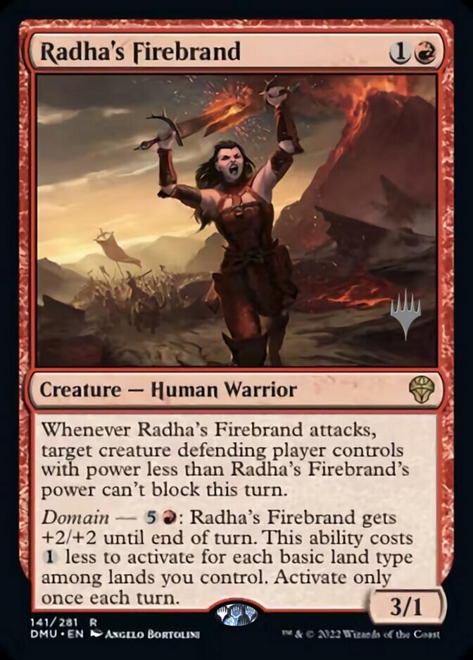 Radha's Firebrand (Promo Pack) [Dominaria United Promos] | Anubis Games and Hobby