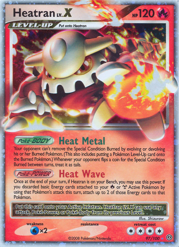 Heatran LV.X (97/100) [Diamond & Pearl: Stormfront] | Anubis Games and Hobby