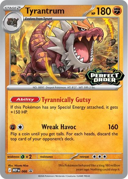 Tyrantrum (066) [Mega Evolution Promo] | Anubis Games and Hobby
